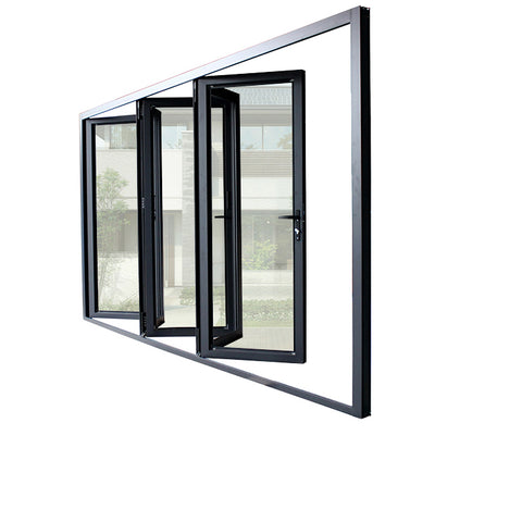 Aluminium low e glass patio large panel bi folding doors china supplier door sales on China WDMA