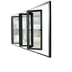 Aluminium low e glass patio large panel bi folding doors china supplier door sales on China WDMA