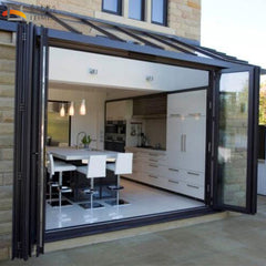 Aluminium patio doors uk double glazed 4 door bi fold doors on China WDMA