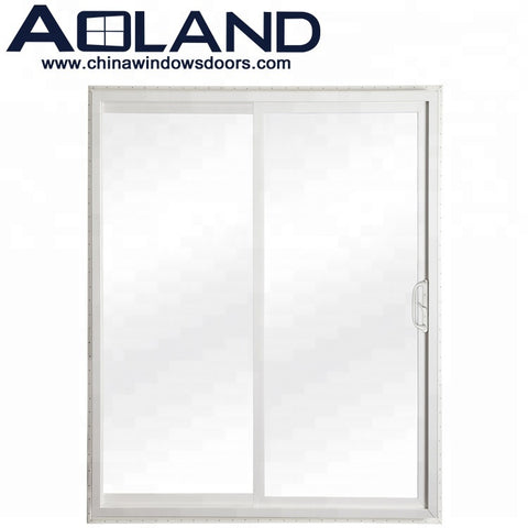 Aluminium patio entry sliding doors manufacturers with double glass for sale on China WDMA