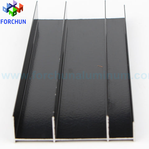 Aluminium profile sliding window/door rail aluminum fabrication products on China WDMA