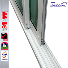 Aluminium profile translucent glass hurricane impact sliding windows for villa on China WDMA