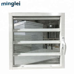 Aluminium shutter windows price louver window for sale on China WDMA