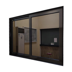 Aluminium sliding window frame / price of aluminium sliding window bathroom small window double glazed on China WDMA