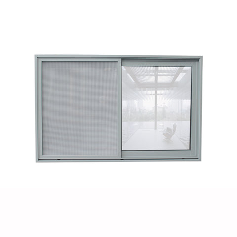 Aluminium sliding window frame / price of aluminium sliding window bathroom small window double glazed on China WDMA