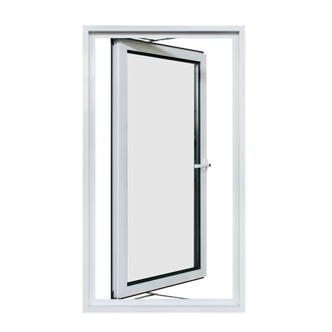 Aluminium thermal break hurricane impact window hinge casement windows with Germany hardware on China WDMA