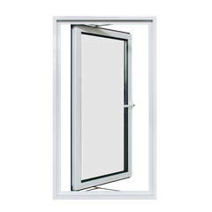 Aluminium thermal break hurricane impact window hinge casement windows with Germany hardware on China WDMA