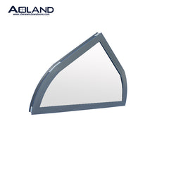 Aluminium thin frame triangle glass window sample company on China WDMA