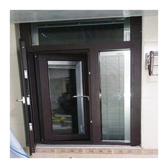 Aluminium windows awning windows with roller shutter window design on China WDMA