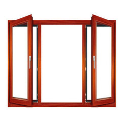 Aluminum Casement Glass Window Frame with Intergrated Stainless Steel Screen on China WDMA