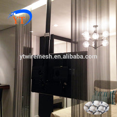 Aluminum Chain Link Curtain usded as doorway fly screen and room divider on China WDMA