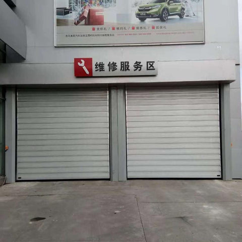 Aluminum Frame Entry Door Roll Up Industrial Door on China WDMA