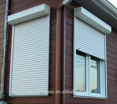 Aluminum Profile Sliding Windows Roller Shutter Exterior Window rolling up Window on China WDMA