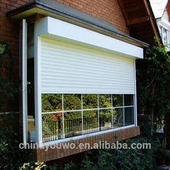 Aluminum Profile Sliding Windows Roller Shutter Exterior Window rolling up Window on China WDMA