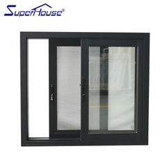 Aluminum Slider Window with double tempered glazed on China WDMA