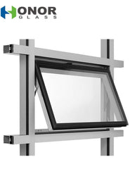 Aluminum Thermal Break Profile Cost-Effective Awning Windows With Double Glazed Made In China on China WDMA