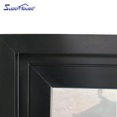 Aluminum alloy frame material bi folding glass windows on China WDMA