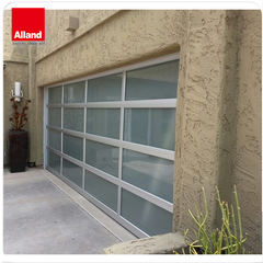 Aluminum alloy material frosted glass garage door and sectional garage door on China WDMA