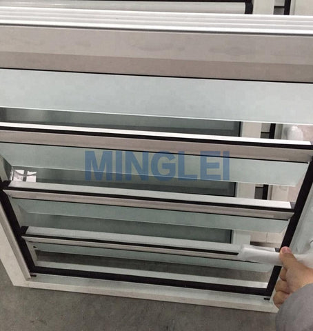 Aluminum bathroom ventilation louver window on China WDMA