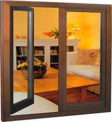 Aluminum frame inward opening glass swing aluminium casement window on China WDMA