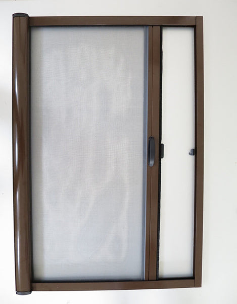 Aluminum frame retractable screens for door folding mosquito screen door on China WDMA