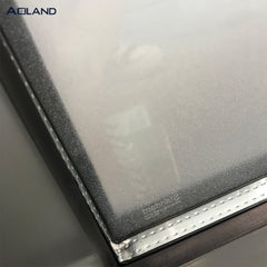 Aluminum frosted glass fixed windows and doors manufacturer on China WDMA