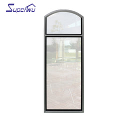 Aluminum skylight glass window frame factory with two color and arch design on China WDMA