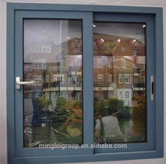 Aluminum sliding double glazed window on China WDMA