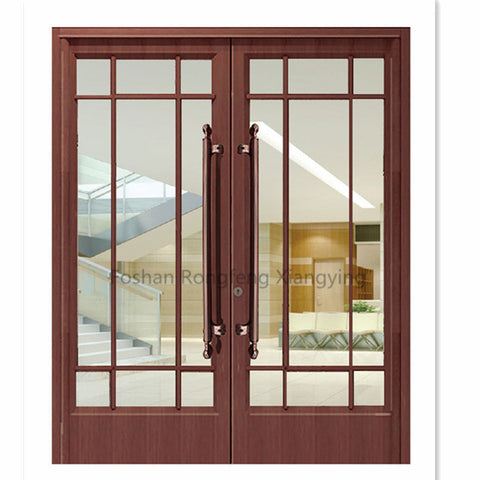 Aluminum soundproof french door casement doors for sale on China WDMA