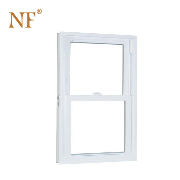 Aluminum soundproof glass american style single hung sash window