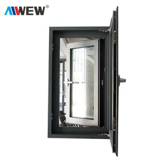 Alwew High Quality Tempered glass windows/french casement window on China WDMA