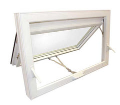 America style profile pvc awning windows cheap price upvc window on China WDMA