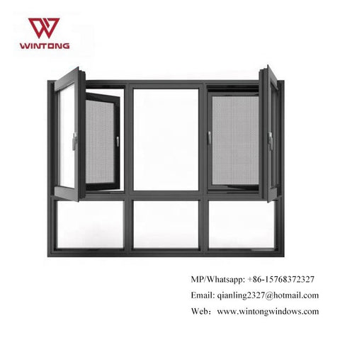 American Style Lifting Window Waterproof Aluminum Frame Side Hung Casement Window Door Exterior For Home on China WDMA