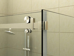 American hot sale boutique simple rail shower door sliding door on China WDMA