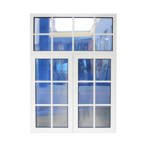 American style Crank casement window with grid design supplier on China WDMA