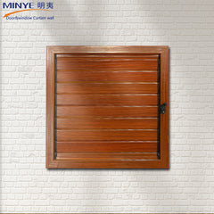 American style soundproof timber aluminum louvers windows exterior shutter jalousie windows on China WDMA