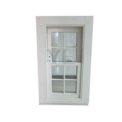 American style vinyl single hung vertical sliding windows on China WDMA