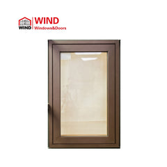 Anti-theft screen best soundproof Thermal break insulated double glazed outward swing opening window for homes on China WDMA