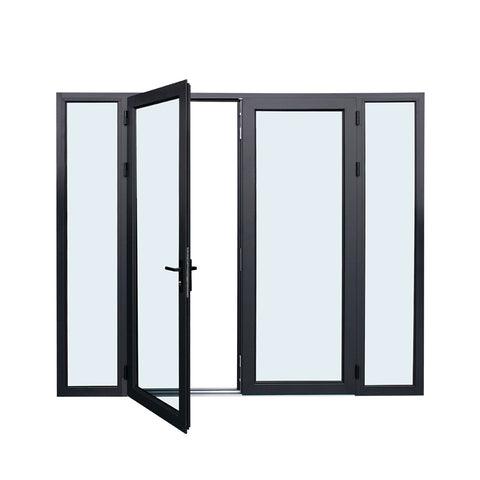 As2047 standard soundproof aluminum patio balcony double glaze french glass door/casement door for balcony on China WDMA