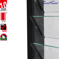 Australia AS2047 standard and NOA standard Electric Adjustable glass louvre door on China WDMA