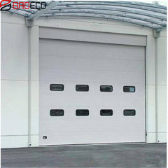 Australia low costs industrial fire rated sectional overhead door on China WDMA