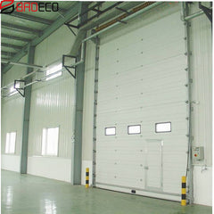 Australia low costs industrial fire rated sectional overhead door on China WDMA