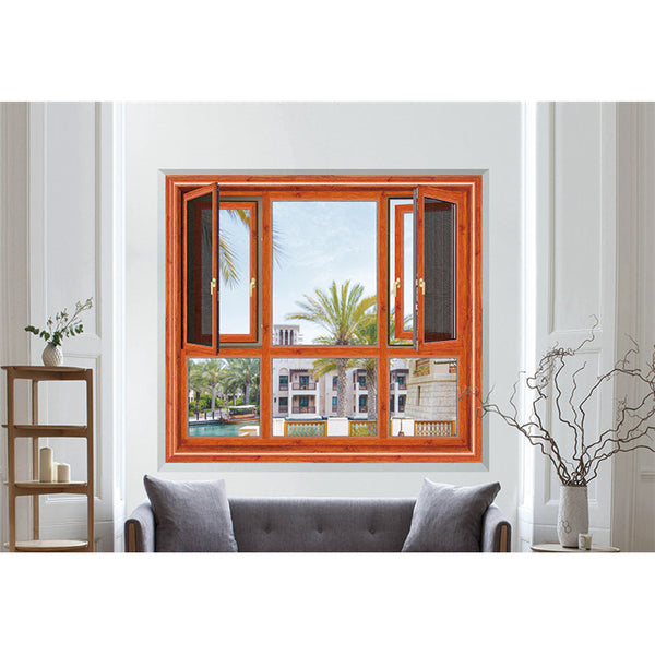 Australia standard AS2047 cheap general brown aluminium casement windows on China WDMA