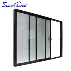 Australia standard exterior use most popular design 3 panel sliding patio door with fiberglass flyscreen on China WDMA