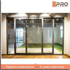 Australia standard slim frame aluminum glass sliding patio door design on China WDMA