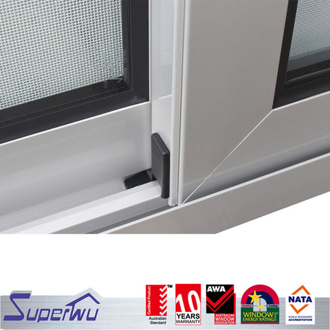 Australian standard As2047 sound insulation tempered glass sliding aluminum windows on China WDMA