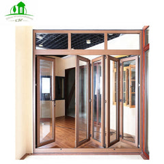 Australian standard automatic glass bifold door lightweight insulated on China WDMA