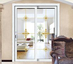 Balcony Sliding Dual Exterior Entry Aluminium Glass Door Designs on China WDMA