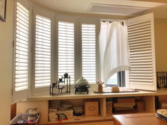 Bathroom waterproof plantation shutter windows on China WDMA