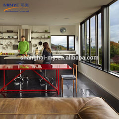 Beautiful upvc double rail sliding glass door in good quality on China WDMA